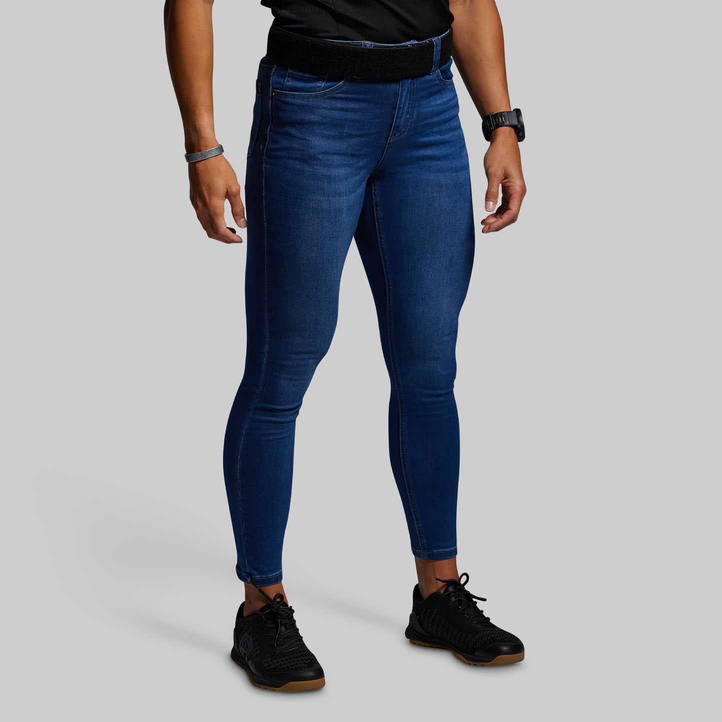FLEX Recon Mid-Rise Skinny Jean (Dark Wash)