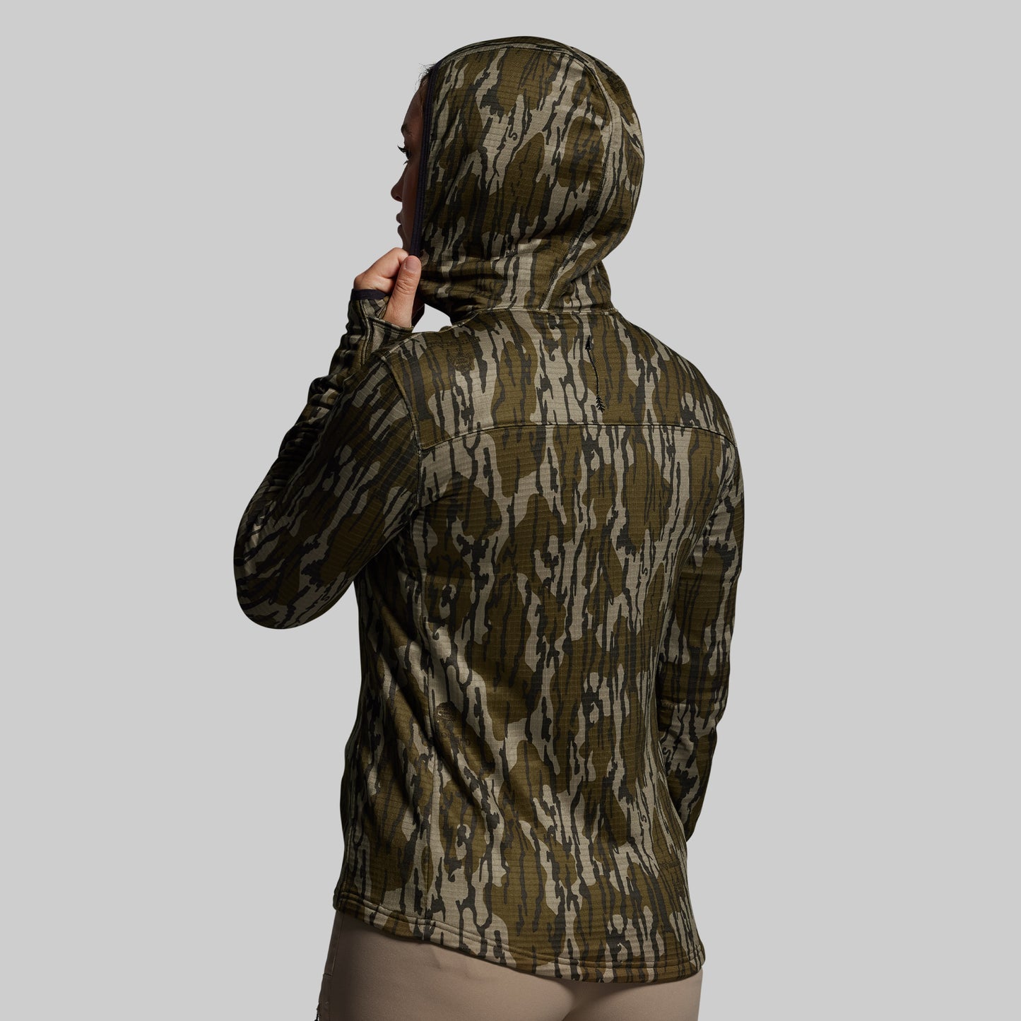 Women's Quiver Half Zip Hoodie 2.0 (Mossy Oak® Original Bottomland®)