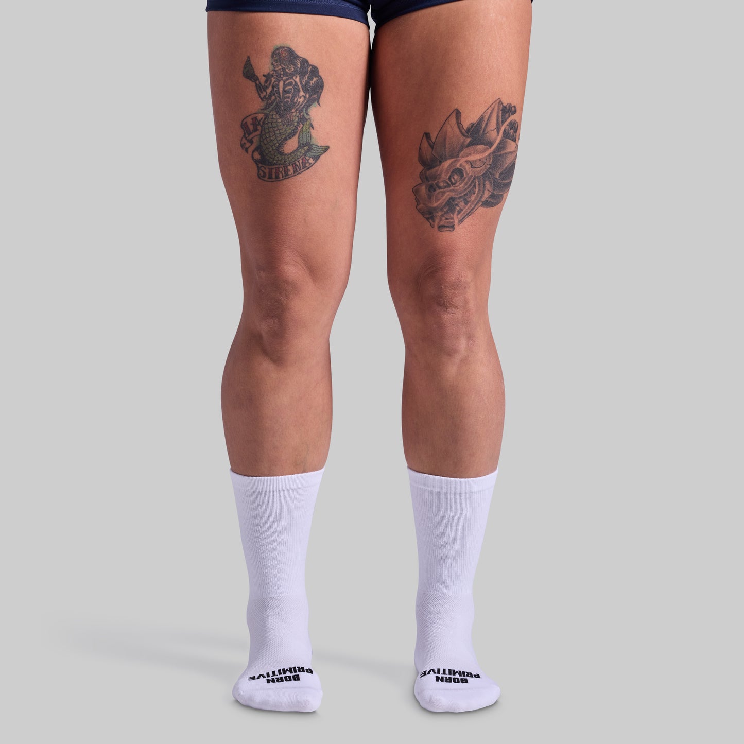 Performance Crew Sock 2-Pack (Black/White)