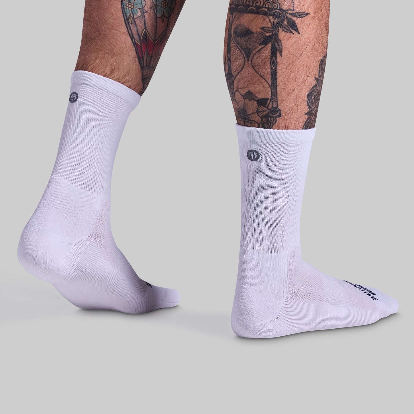Performance Crew Sock 2-Pack (Black/White)