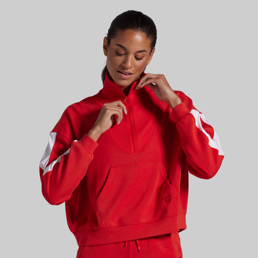 Lounge Lux Quarter Zip Pullover (Regal)