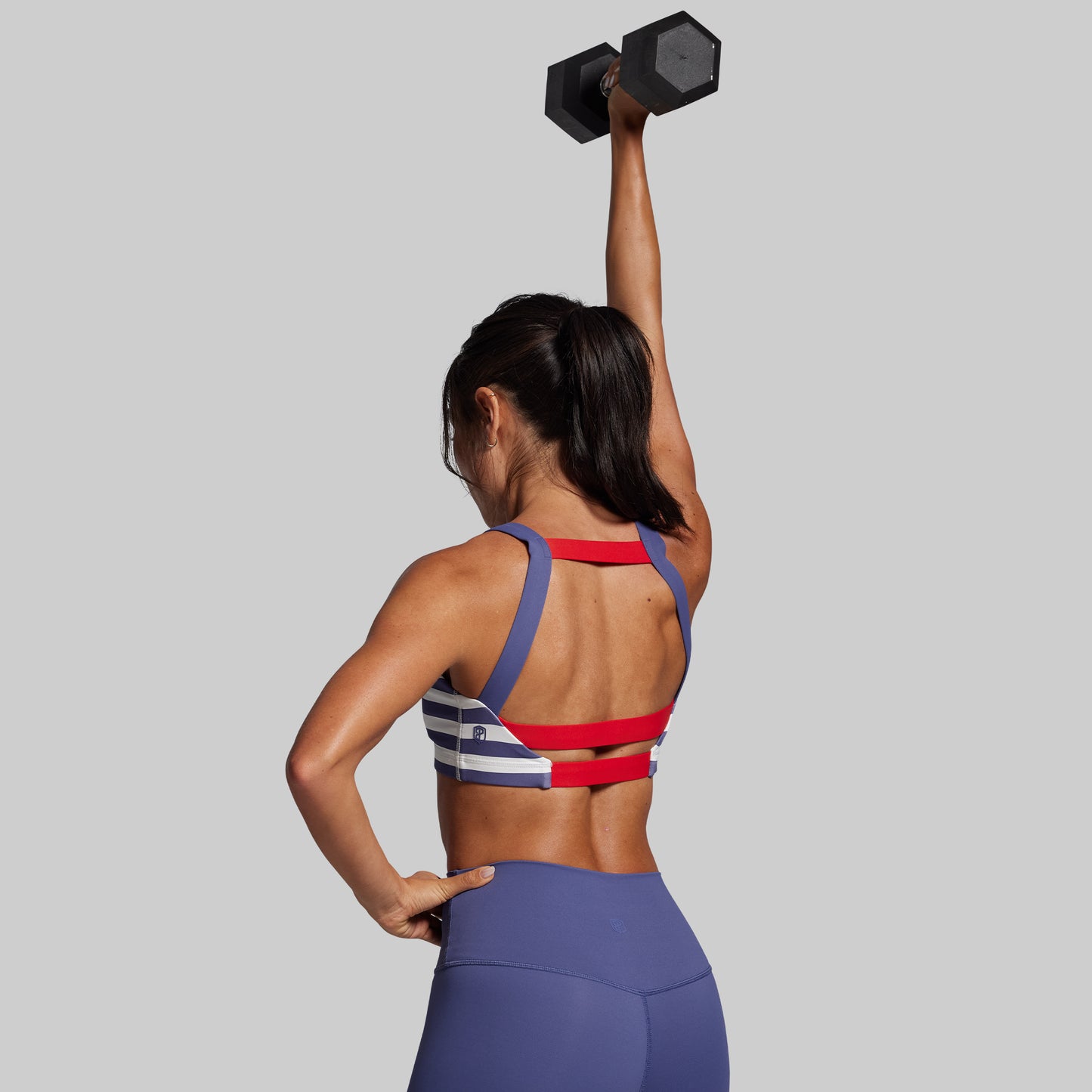 Moxie Sports Bra (Deep Sky Stripe)