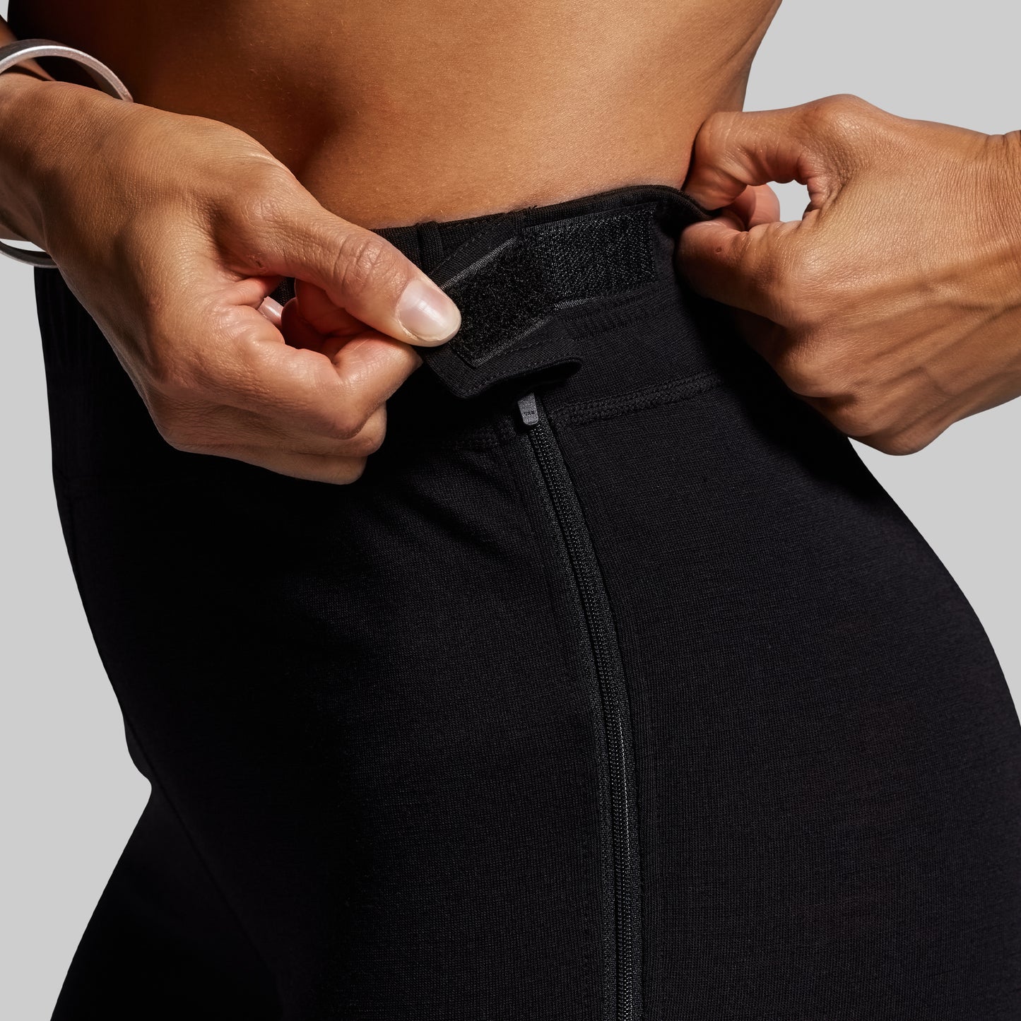 Women's Ridgeline Merino Full Zip Bottom 165 (Black)
