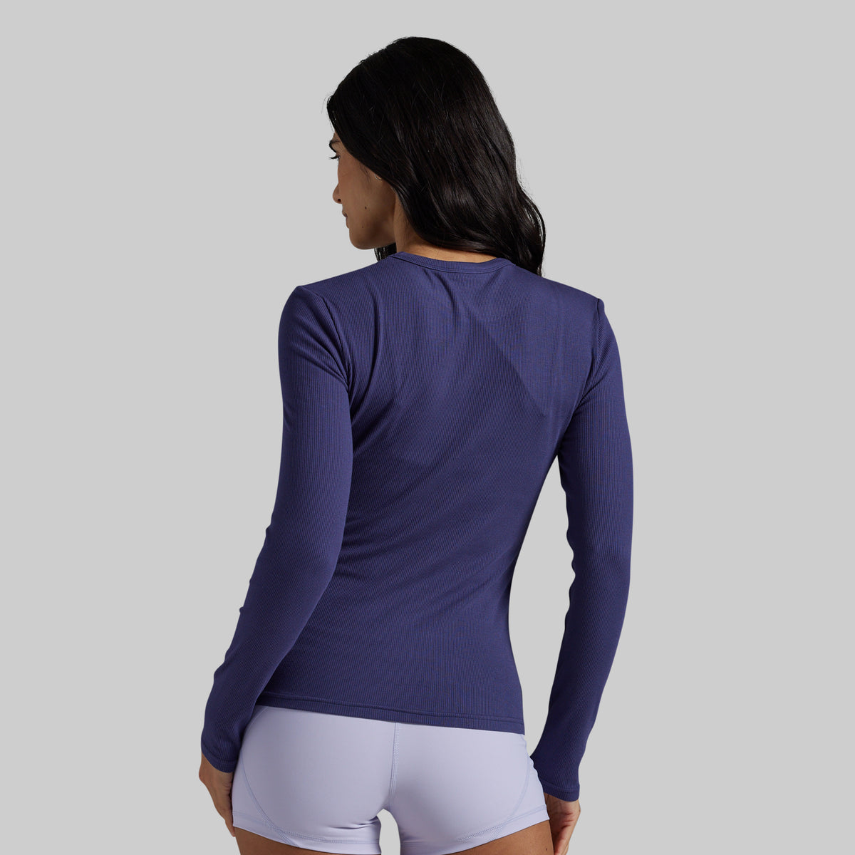 Baby Rib Long Sleeve (Crown Blue)