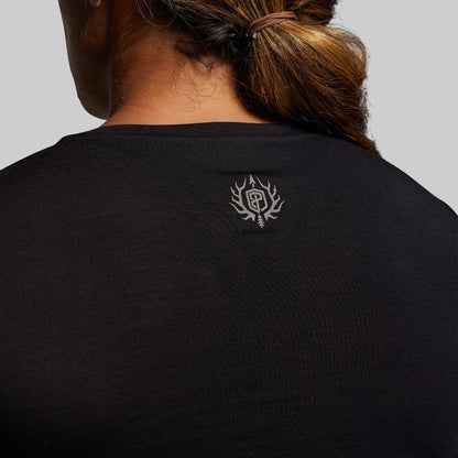 Women's Ridgeline Merino Thermal Top 240 (Black)