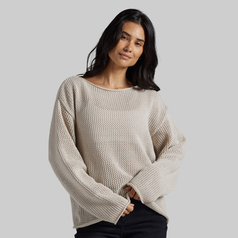All Day Sweater (Taupe Mist)