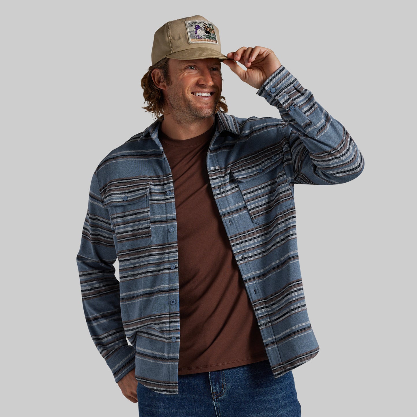 Woodsman Stretchy Flannel (Horizon)