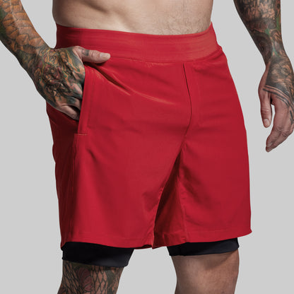 Versatile Short w/ Compression 7" (Adrenaline)