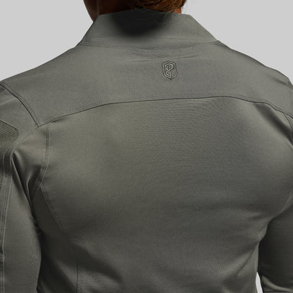 Women's Long Sleeve Op Top (Ranger Green)