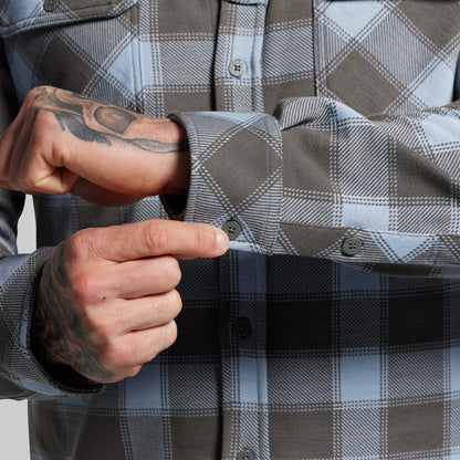 Hooded Woodsman Stretchy Flannel (Mountain High)