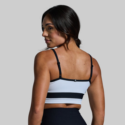 Out of Line Sports Bra (White)