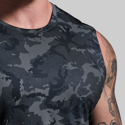 Training Muscle Tank (Halftone Muted Woodland)