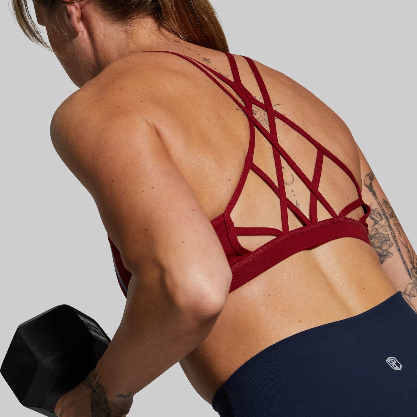 Warrior Original Sports Bra (Brand Strength-Wine)