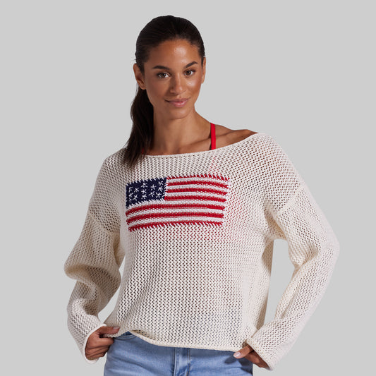 All American Sweater (Ivory)