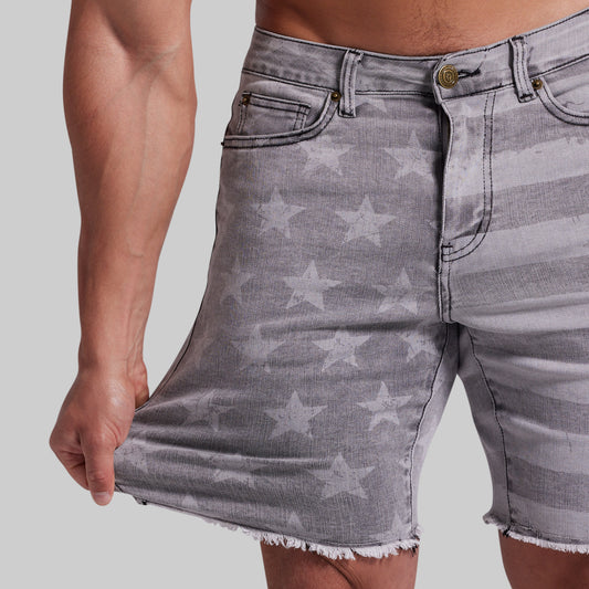 FLEX Stretchy Jort 7" (Ash Americana)