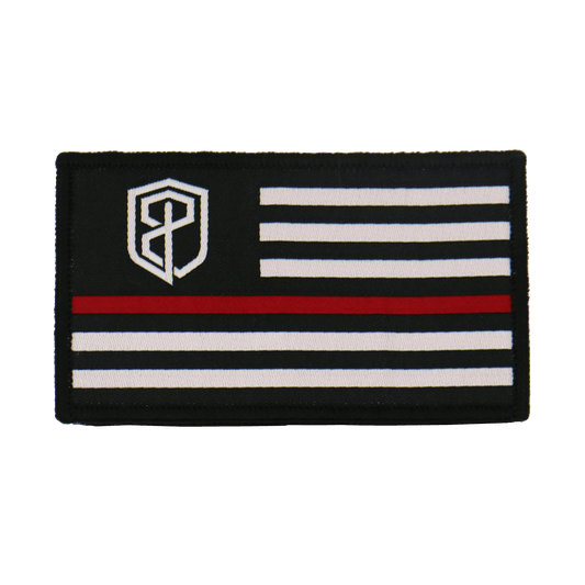 Born Primitive Velcro Flag Patch (Thin Red Line Edition)